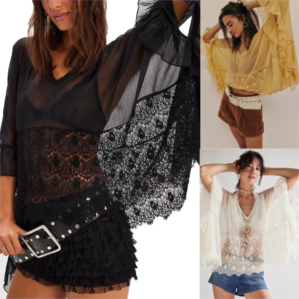 Summer Clothing Holiday - Loose Blouse For Woman Shirts Long