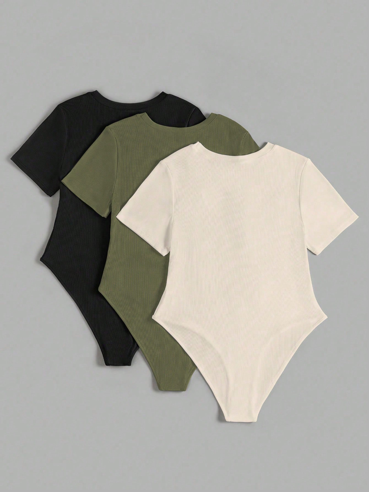 Summer Upf Clothing - Plus Size Women's Round Neck Short
