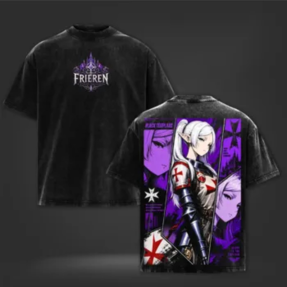 Summer Clothing Italy - 2026 Trendy Anime Frieren T-shirt Harajuku