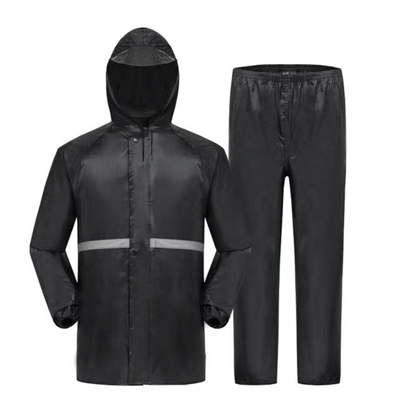 Summer Rain Clothing - 2pcs Hooded Coat & Pant Rain
