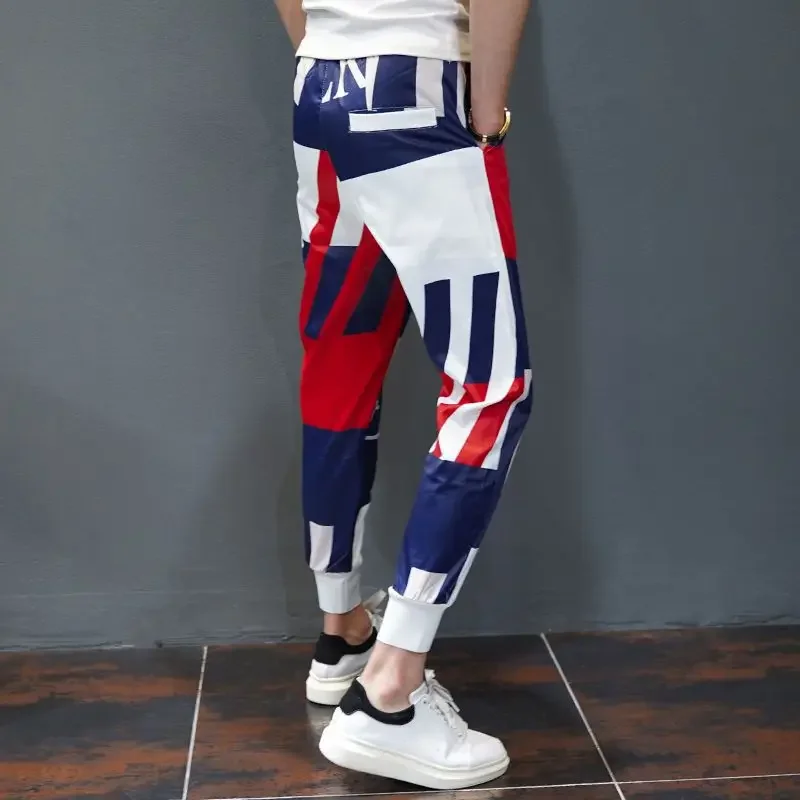 Summer Clothing Aesthetic - Slim Fit Polyester Men's Casual Pants