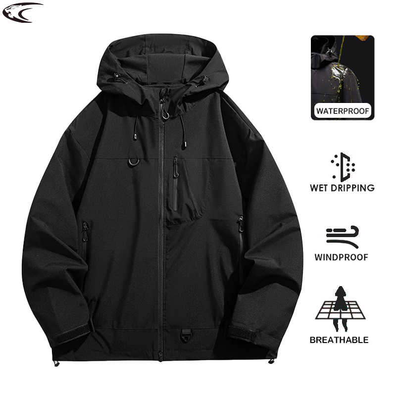 Summer Rain Clothing - LNGXO Unisex Waterproof Windbreaker Outdoor Sport