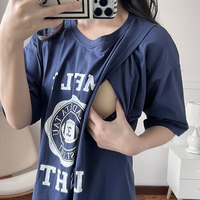 Nursing Dress Pregnant Breastf - Summer Clothing Women 评论和价格