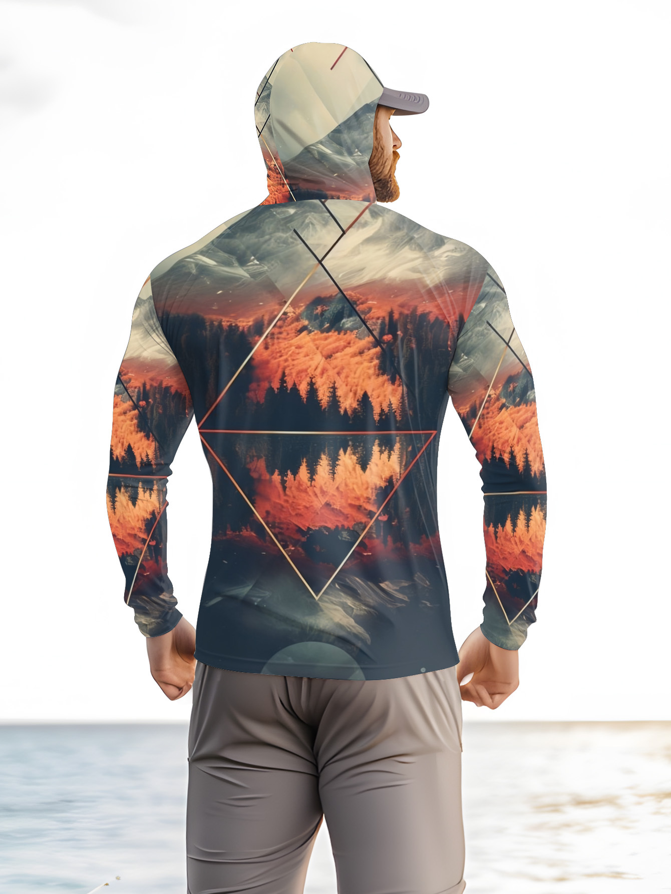 Outdoor Men's Fishing Hoodie B - Summer Clothing Trends 评论和价格