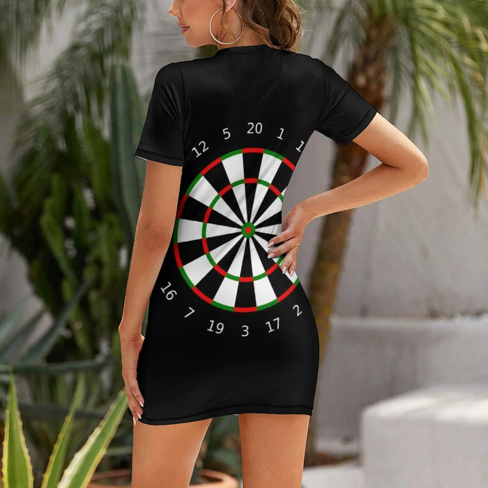 dart board black Short-Sleeved - Summer Clothing Trends 2025 评论和价格
