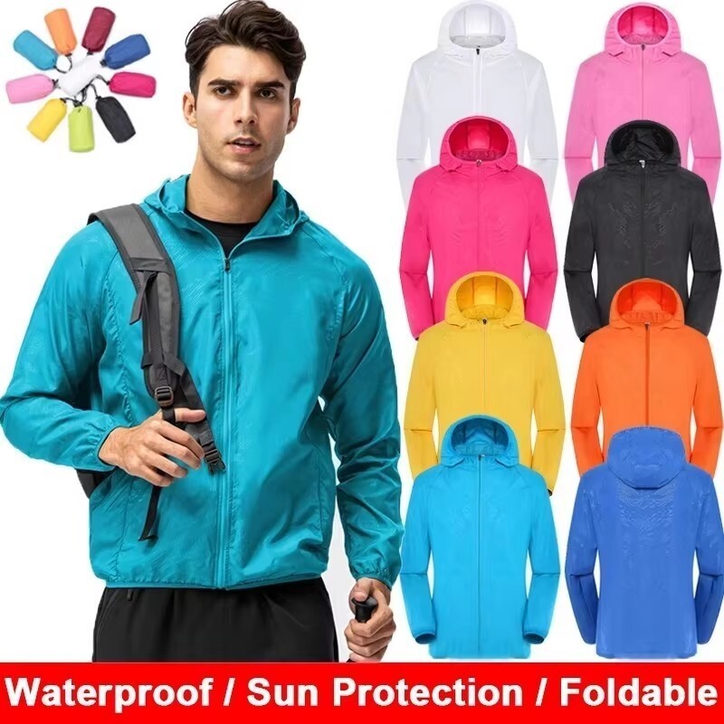 Men Women Waterproof Jacket Wi - Summer Rain Clothing 评论和价格