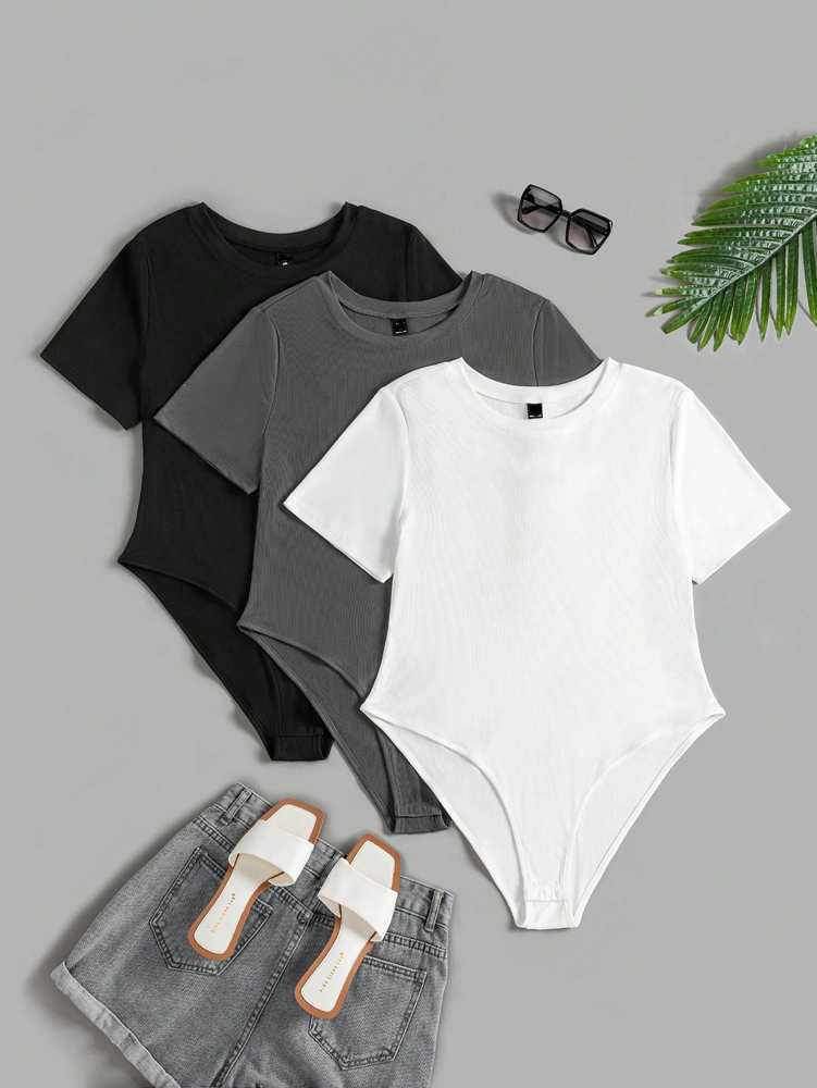 Plus Size Women's Round Neck S - Summer Upf Clothing 评论和价格