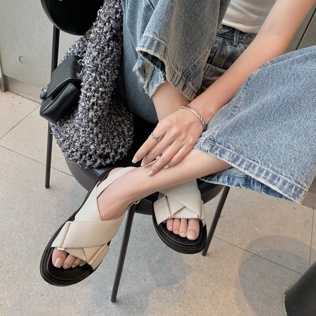 Summer Women Sheepskin Cross S - Summer Clothing Modest 评论和价格