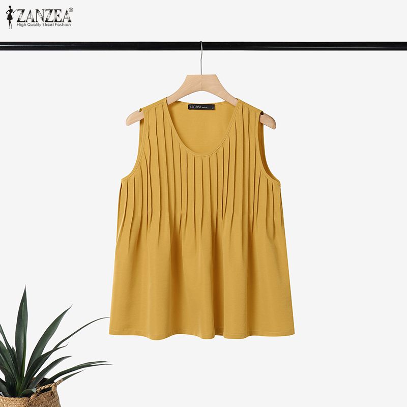 ZANZEA Plus Size 5XL Woman Pin - Summer Clothing Plus 评论和价格