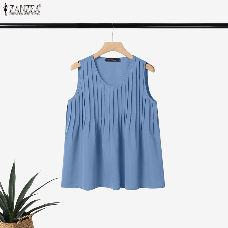 ZANZEA Plus Size 5XL Woman Pin - Summer Clothing Plus 评论和价格