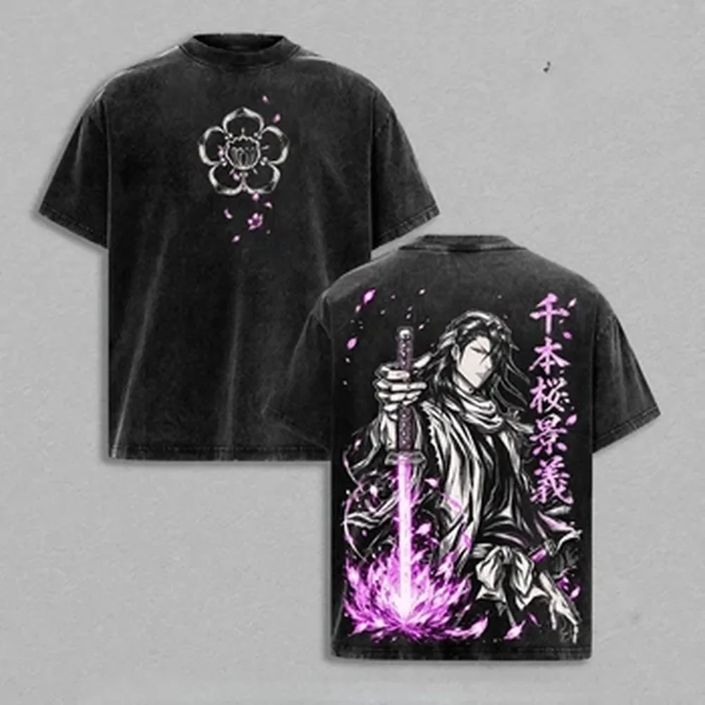 Kuchiki Byakuya BLEACH T-shirt - Summer Clothing Italy 评论和价格