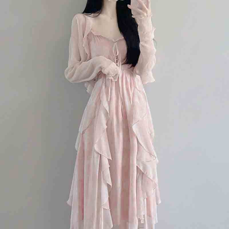Spring Autumn New Sweet Girls  - Summer Clothing Aesthetic 评论和价格