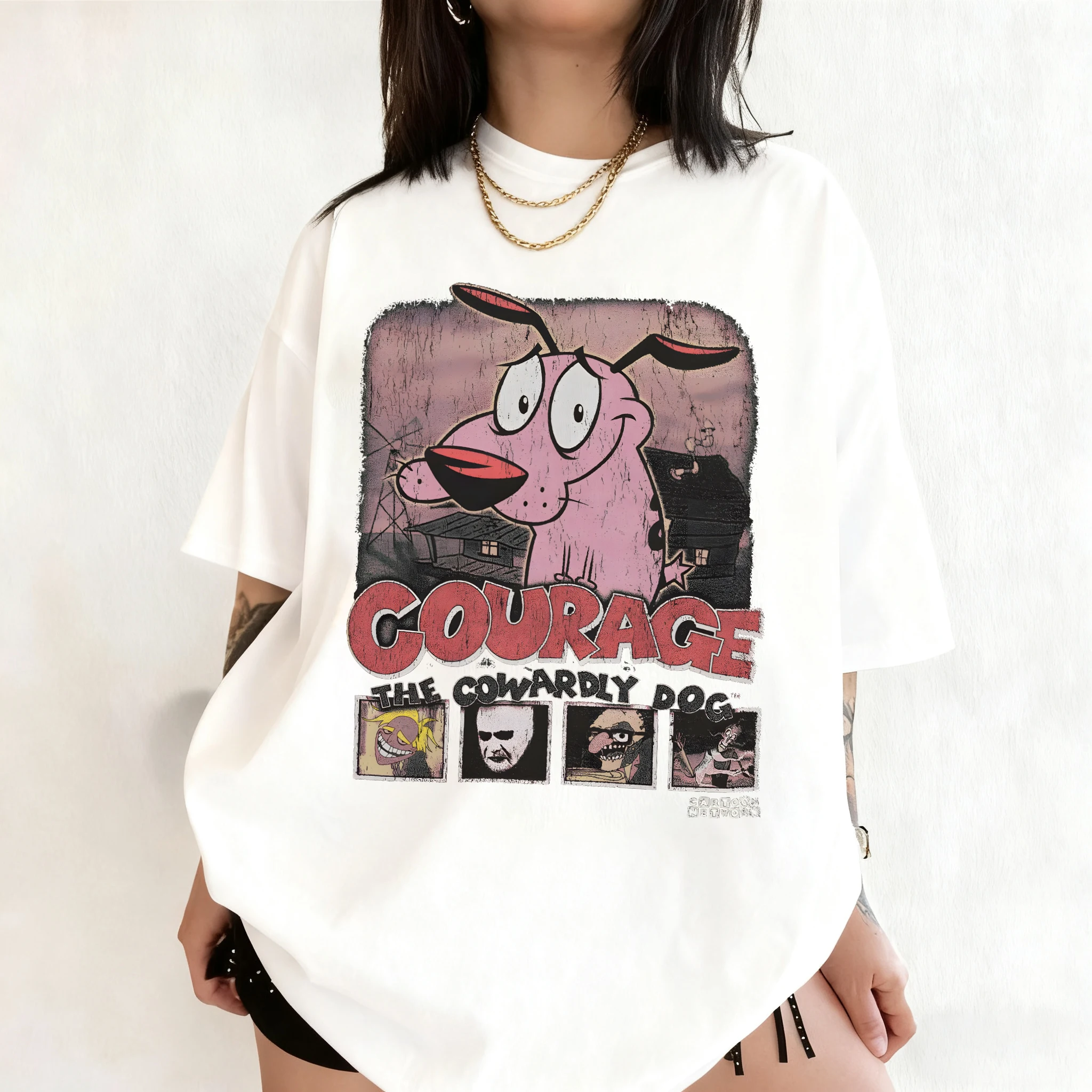 Summer Vintage Courage The Cow - Summer Clothing Cartoon 评论和价格