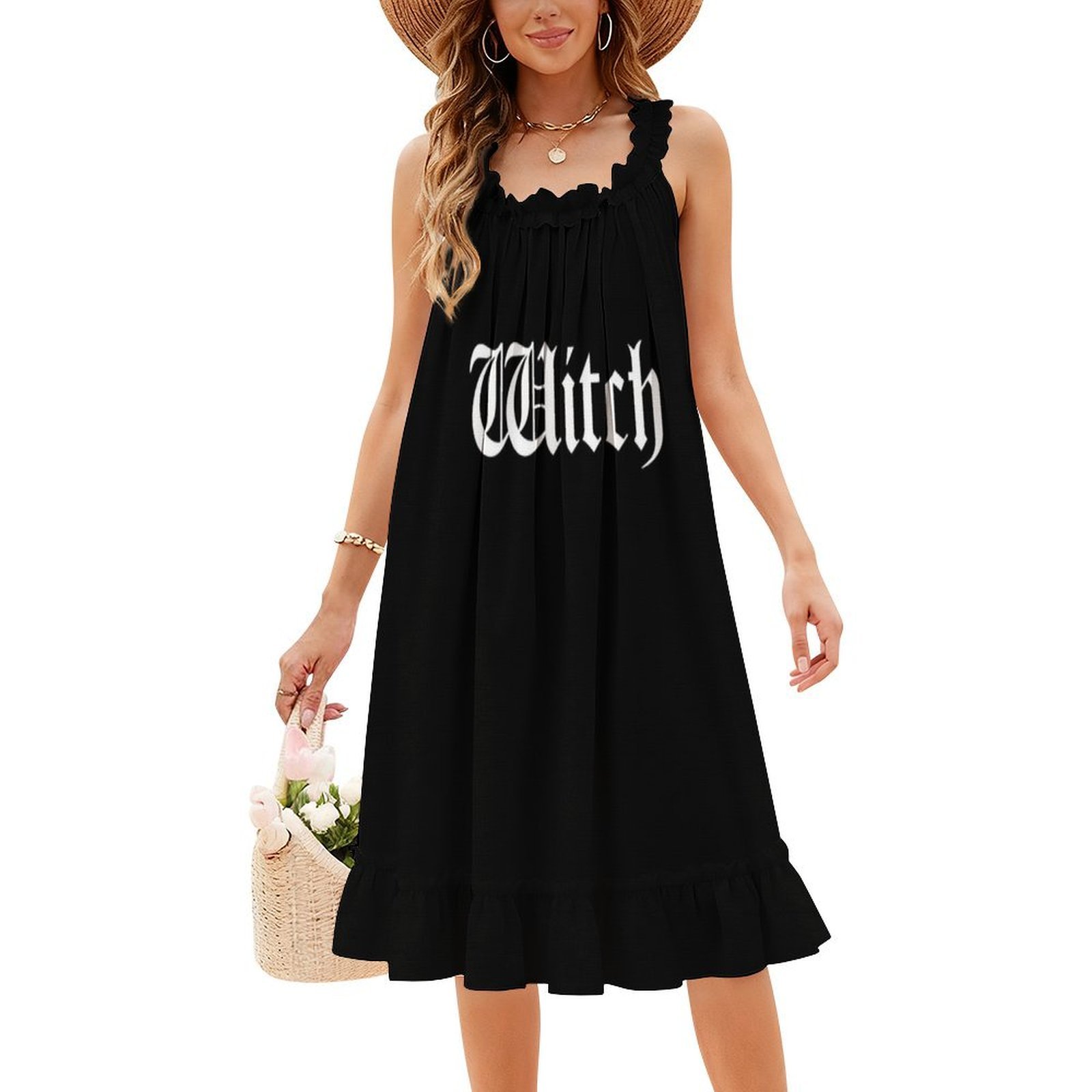 Witch Bohemian Sleeveless Dres - Summer Vacation Clothing Women 评论和价格