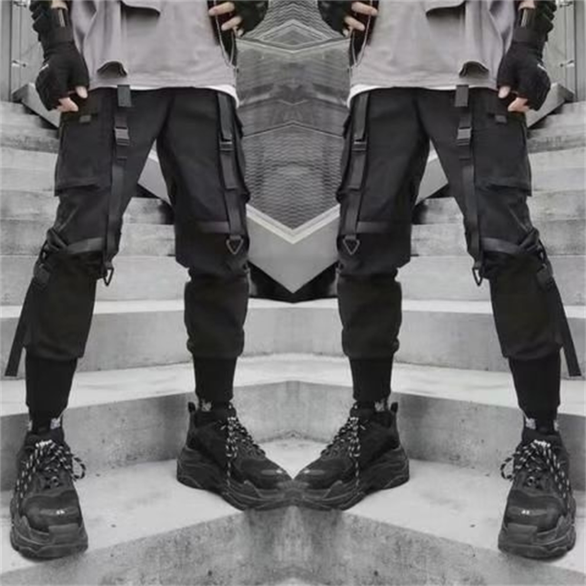 Harajuku Fashion Techwear Men' - Summer Clothing Holiday 评论和价格