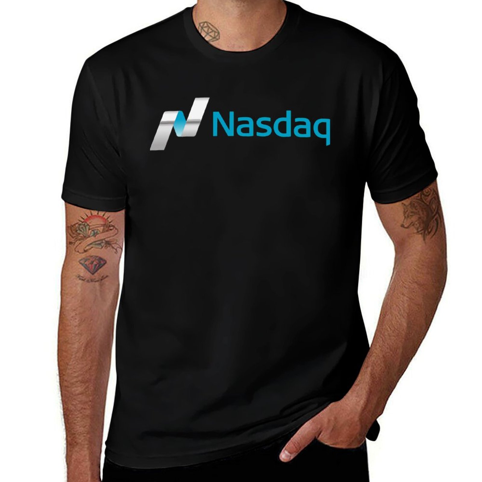 Nasdaq stock For Fans T-Shirt  - Summer Clothing Aesthetic 评论和价格