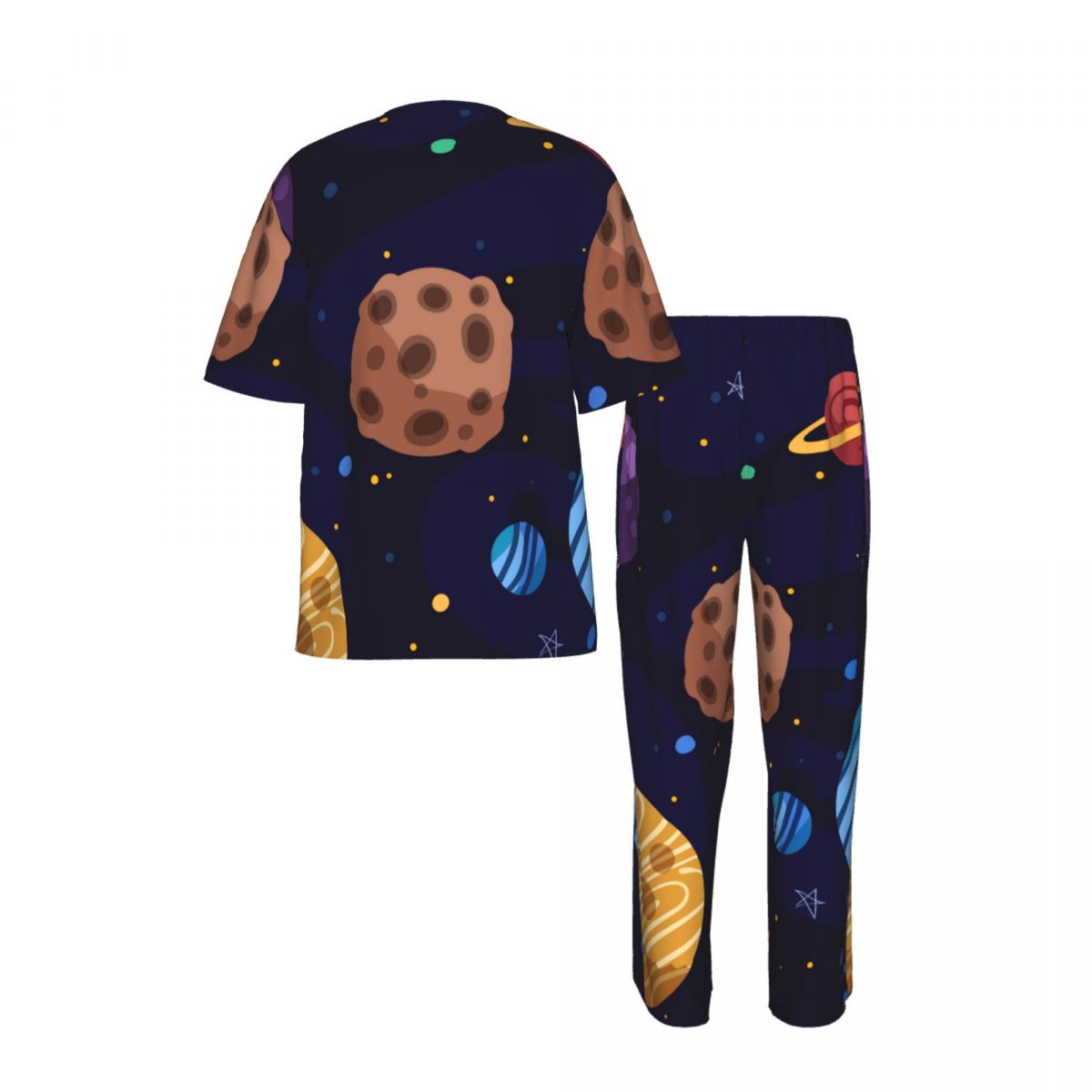 Men Pajamas Suit Short Sleeved - Summer Clothing Cartoon 评论和价格