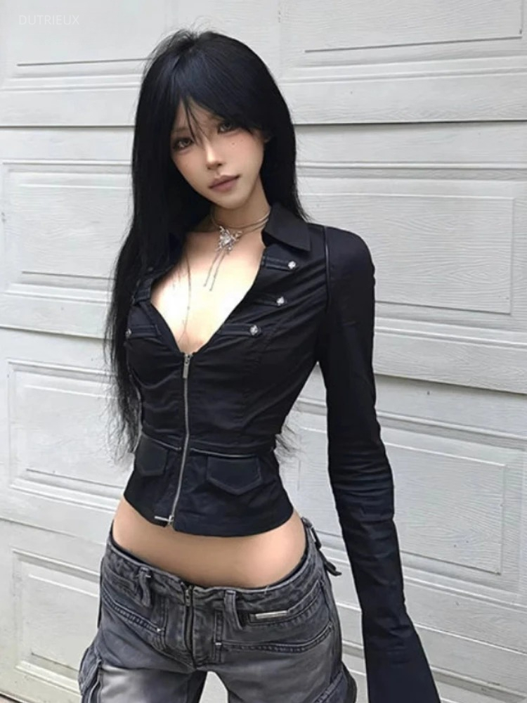 Y2k Aesthetic Women Sexy Blous - Summer Clothing Aesthetic 评论和价格