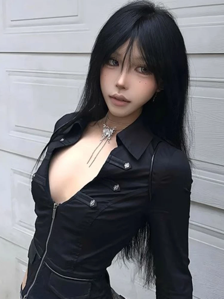 Y2k Aesthetic Women Sexy Blous - Summer Clothing Aesthetic 评论和价格