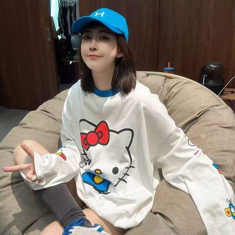 Long-Sleeved Hello Kitty Summe - Summer Clothing Styles For Women 评论和价格
