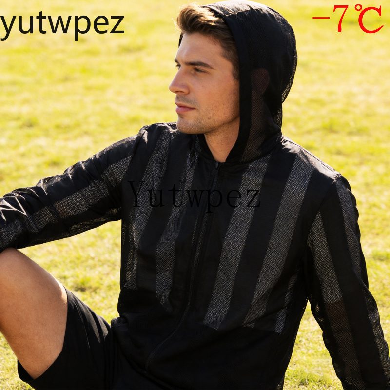 Men's Ice Silk Sun Protection  - Summer Clothing Plus 评论和价格