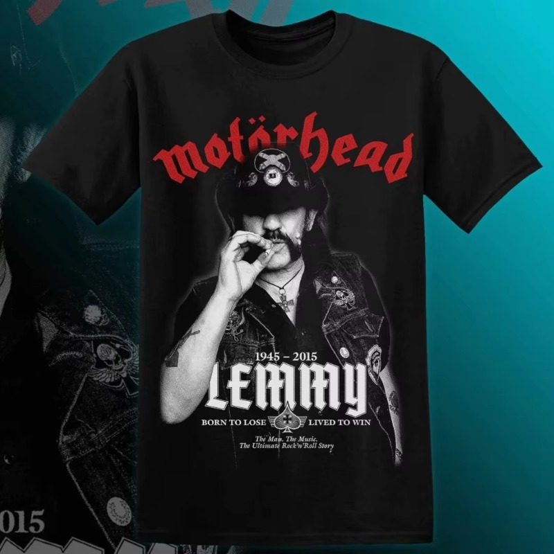 MOTÖRHEAD LEMMY T-Shirt Men Wo - Summer Clothing Brands For Women 评论和价格