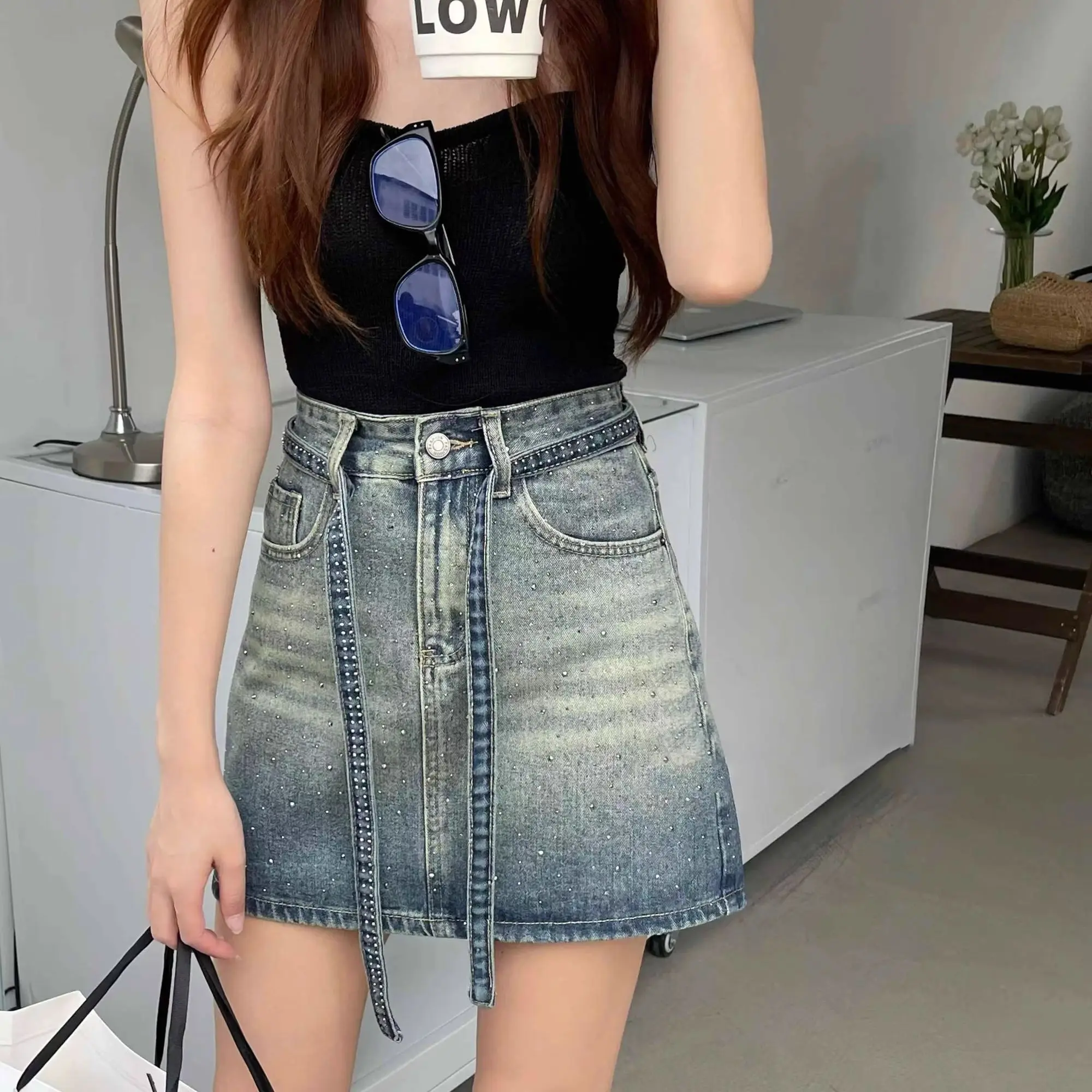 Jeans Skirts For Women Gradien - Summer Clothing Trends 2025 评论和价格