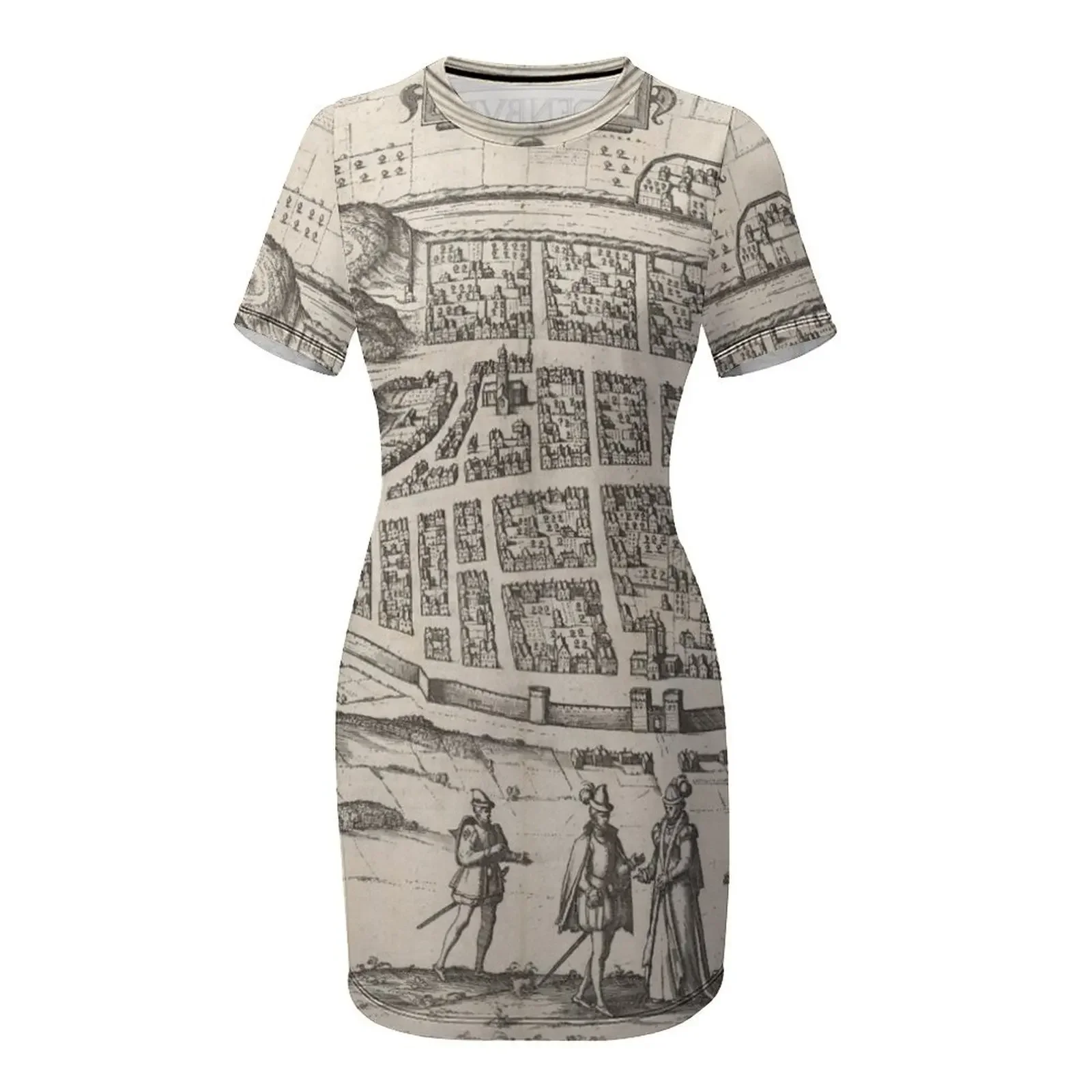 Vintage Map of Edinburgh Scotl - Summer Clothing Edinburgh 评论和价格