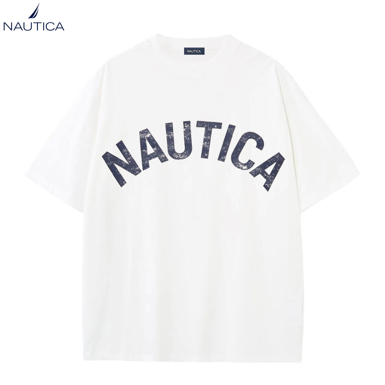 Nautica Cotton Brand T-Shirt w - Summer Clothing Brands For Women 评论和价格