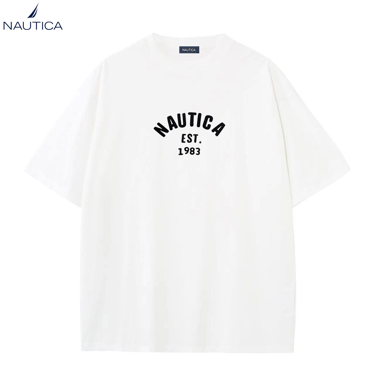 Nautica Cotton Brand T-Shirt w - Summer Clothing Brands For Women 评论和价格