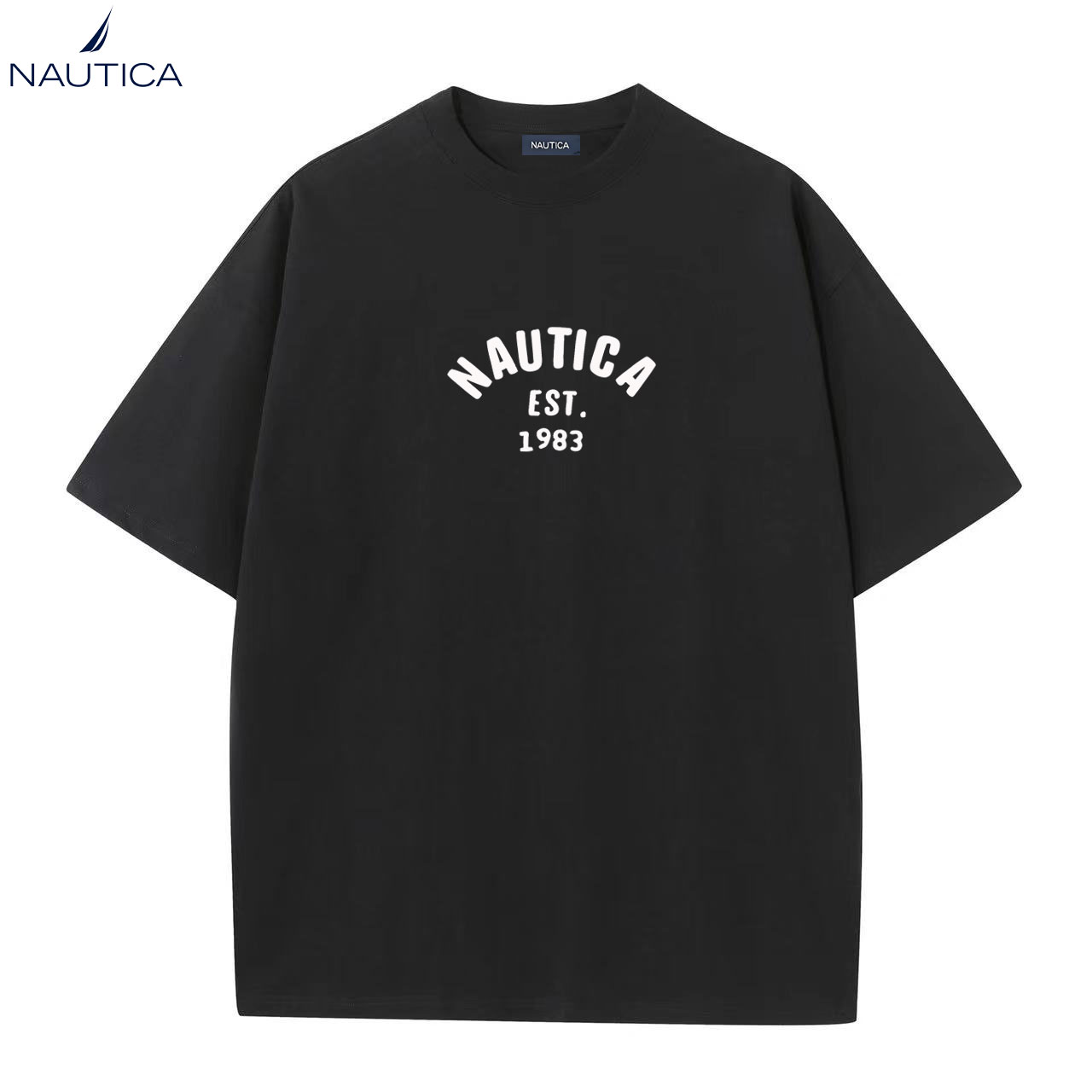 Nautica Cotton Brand T-Shirt w - Summer Clothing Brands For Women 评论和价格