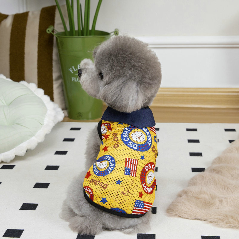 Breathable and Cool Pet Clothi - Summer Clothing In French 评论和价格