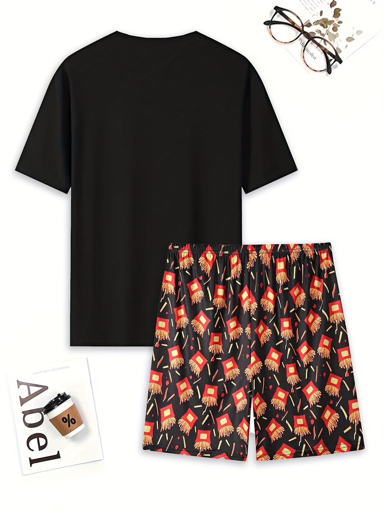 A set of french fries printed  - Summer Clothing In French 评论和价格
