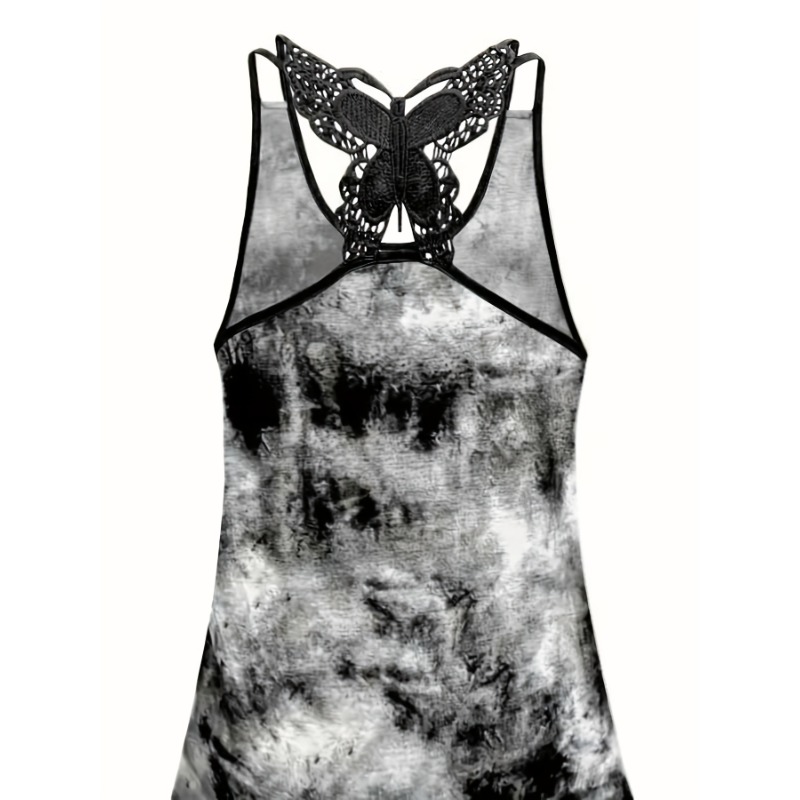 Plus Size 1XL-5XL Print Tank T - Summer Upf Clothing 评论和价格