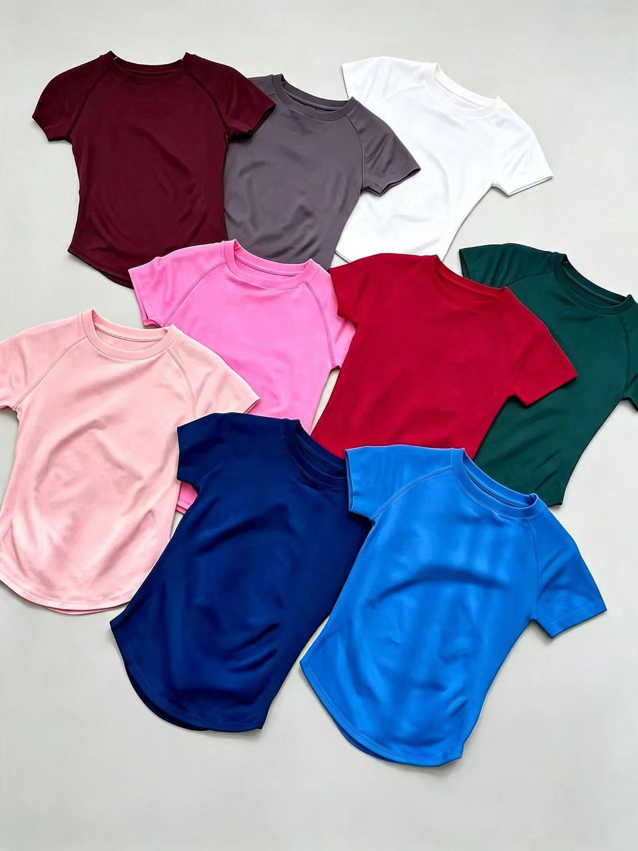 DFUF Women's Summer Short Slee - Summer Yoga Clothing 评论和价格