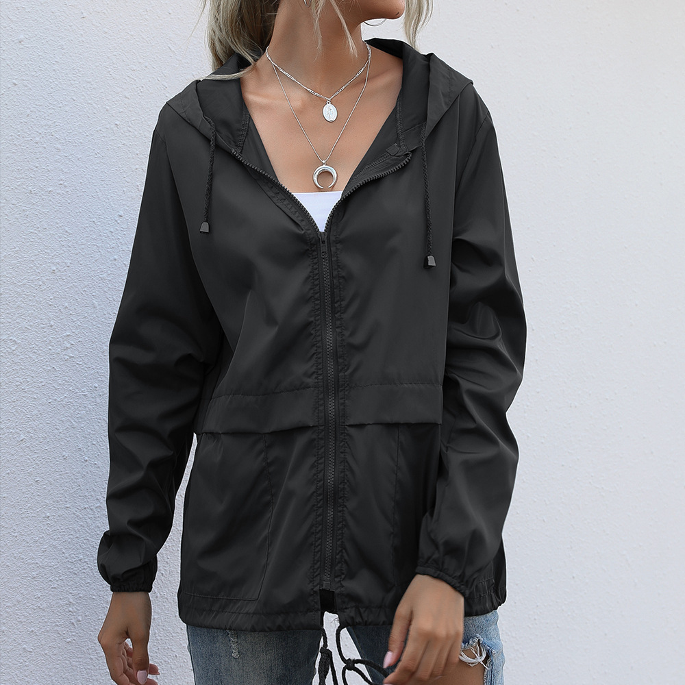 Women Solid Rain Jacket 2026 O - Summer Rain Clothing 评论和价格