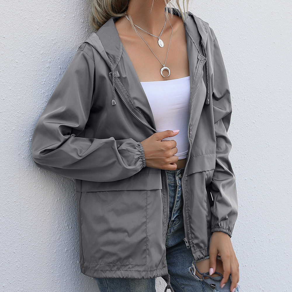 Women Solid Rain Jacket 2026 O - Summer Rain Clothing 评论和价格