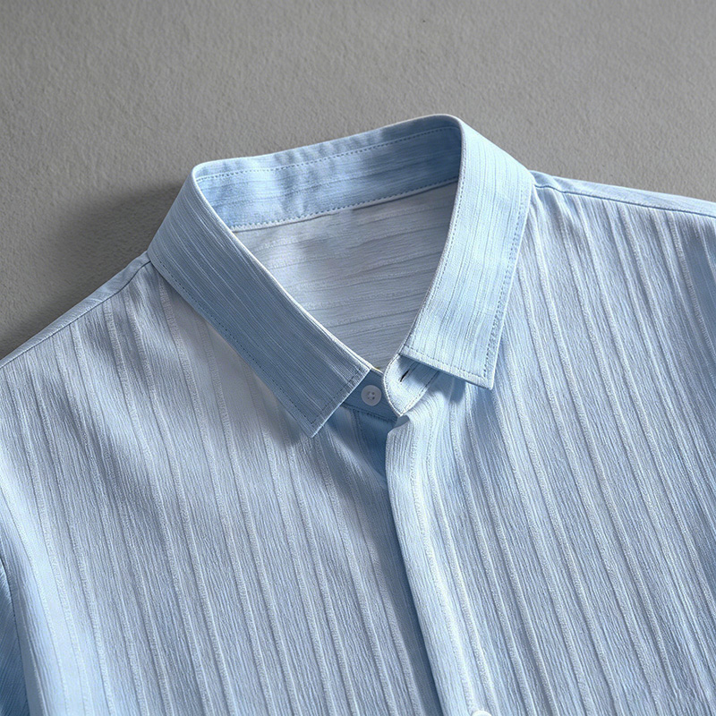2026 New Men Vertical Wrinkle  - Summer Clothing Trends 评论和价格