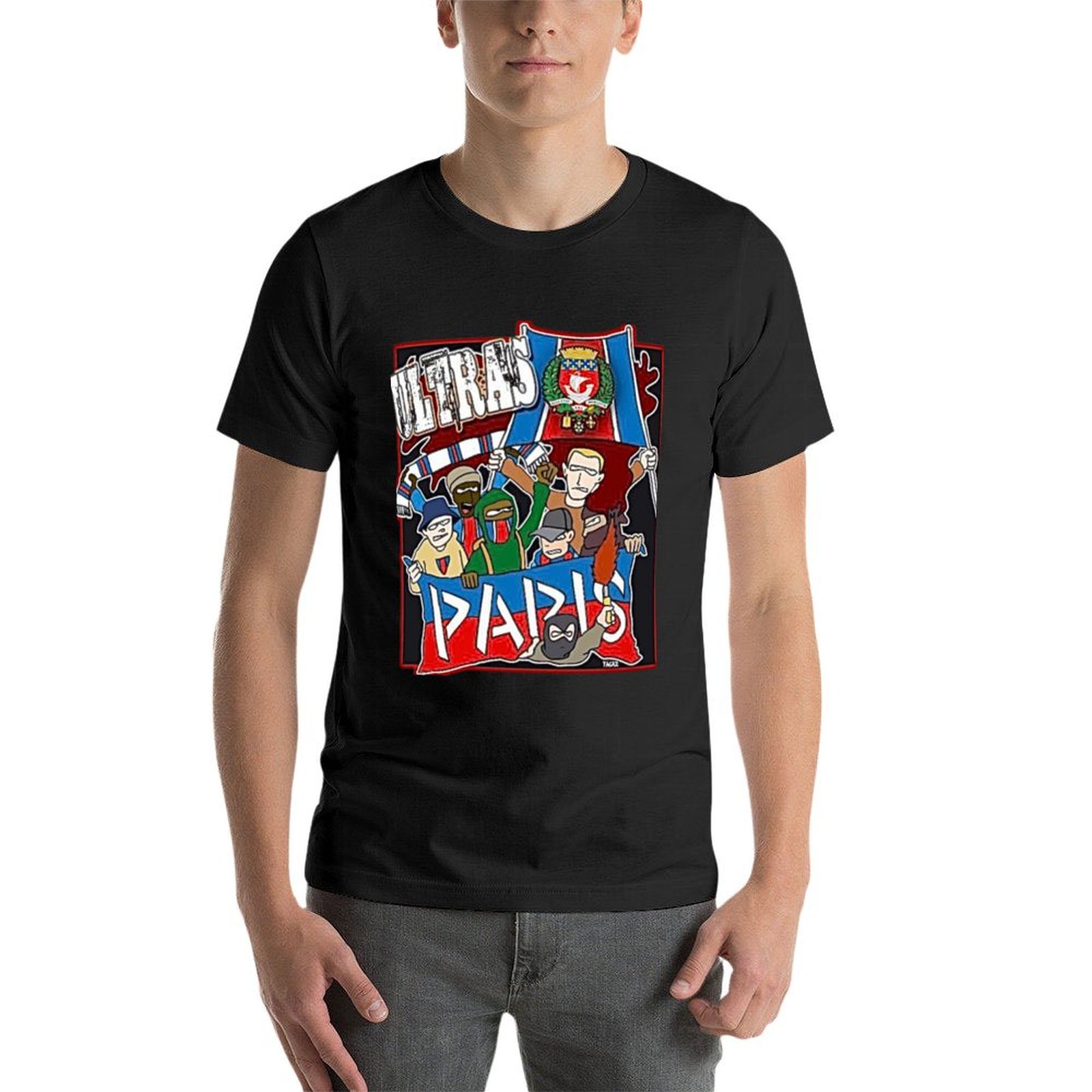 Ultras Paris T-Shirt Aesthetic - Summer Clothing In Paris 评论和价格