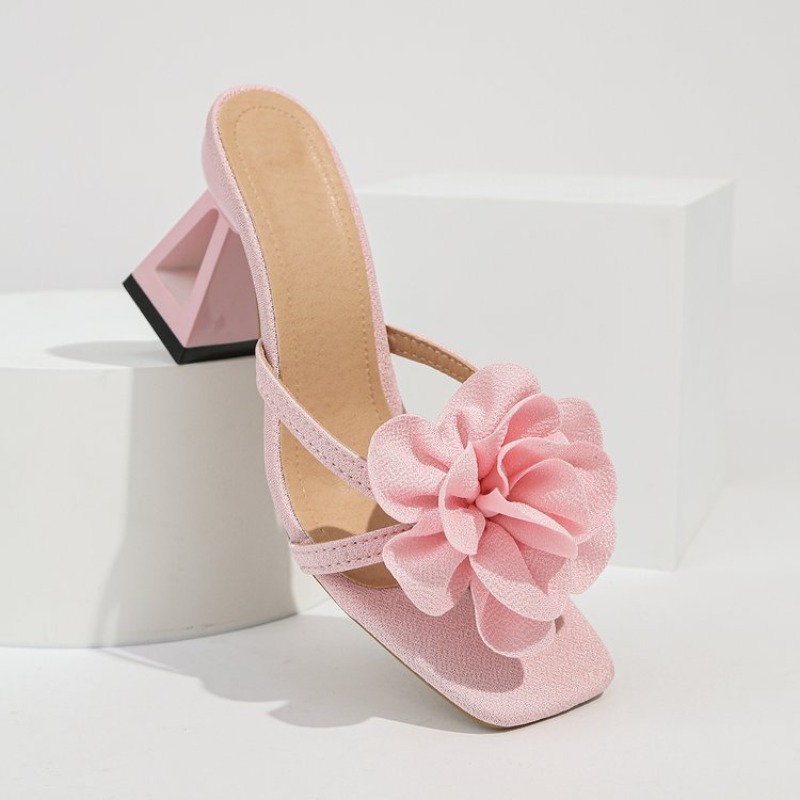 Womens 3D Flower Decor Sandals - Summer Clothing On Sale 评论和价格