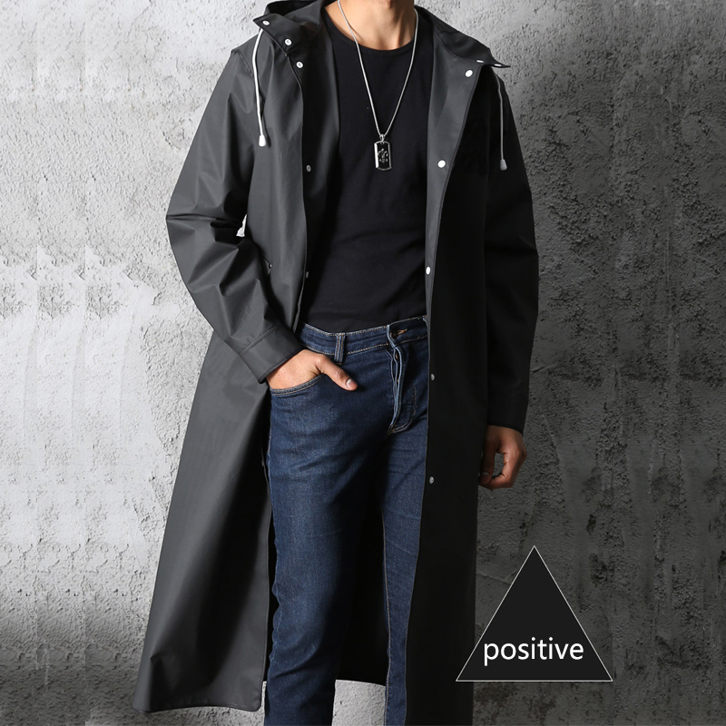 Black Fashion Adult Waterproof - Summer Rain Clothing 评论和价格