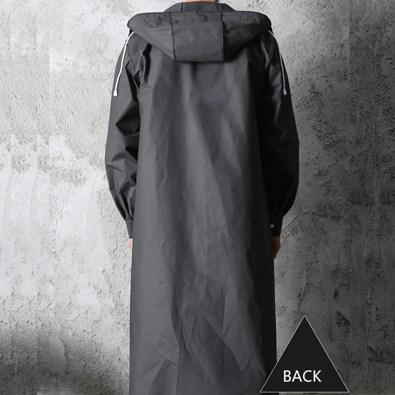 Black Fashion Adult Waterproof - Summer Rain Clothing 评论和价格