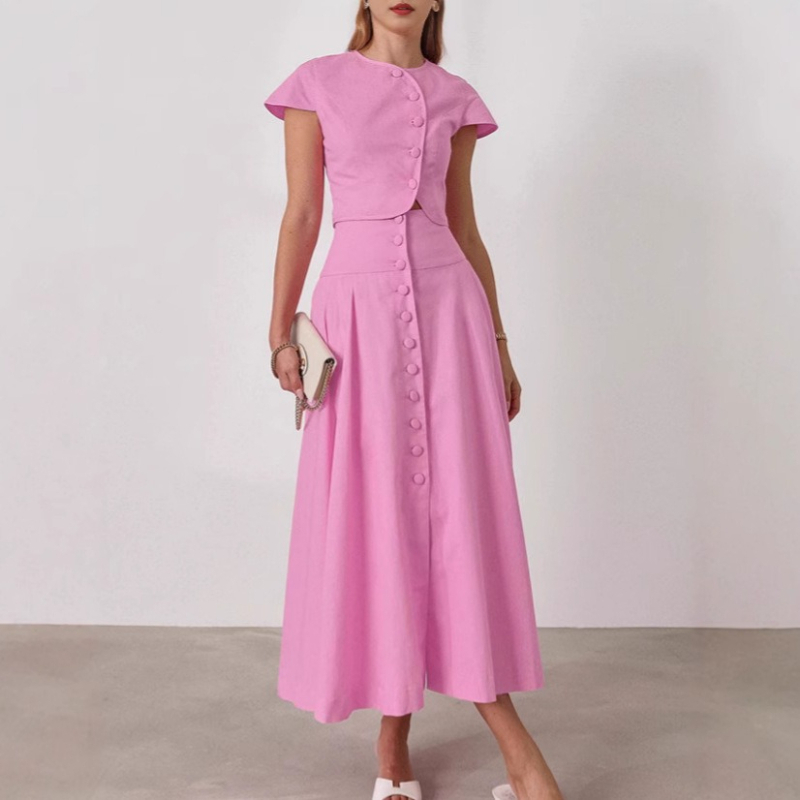 French Style Elegant A-line Lo - Summer Clothing In French 评论和价格