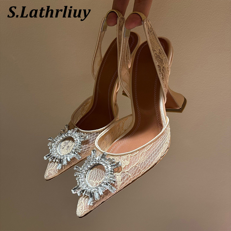 Sandals Rhinestone Flower Poin - Summer Clothing On Sale 评论和价格